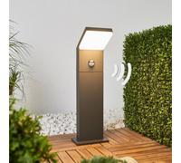 Arcchio, borne lumineuse LED Yolena, détecteur, 60 cm, anthracite Yolena Arcchio, noir, Aluminium, Moderne