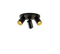 Arcchio - Brinja 3 Round Plafonnier Black