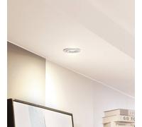 Arcchio downlight LED Eliar rond blanc CCT orientable Arcchio, dimmable, blanc, Salon / Salle à manger, Aluminium, Moderne
