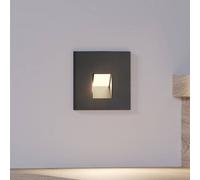 Arcchio Lampe encastrable LED Vexi, 7,5 cm x cm, noir, CCT Vexi Arcchio, dimmable, noir, Salon / Salle à manger, Aluminium, Moderne, Projecteur encastrable dans le mur