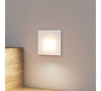 Arcchio Lampe encastrable LED Vexi, 7,8 cm x cm, blanc, CCT Vexi Arcchio, dimmable, blanc, Couloir, Aluminium, Moderne, Projecteur encastrable dans le mur