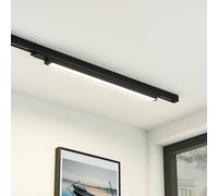 Arcchio lampe LED sur rail Harlow, noir, 69 cm, 4.000 K Harlow, noir, Bureau, Aluminium, Moderne