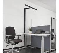Arcchio Lampe sur pied LED de bureau Jolinda, en forme T, noir, 4.000 K Jolinda Arcchio, dimmable, noir, Bureau, Aluminium, Moderne