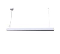 Arcchio LED Luminaire de bureau Jolinda slim à intensité variable (Moderne) en Gris Aluminium e. a. pour Bureau (à 2 lampes,), Lampe lampe travail suspension plafonnier