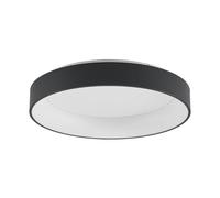 Arcchio LED Plafonnier Aleksi à intensité variable (Moderne) en Noir Métal e. a. pour Cuisine (1 lampe,à), Eclairage Lampe Luminaire Plafond Eclerage