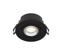 Arcchio LED Spot encastrable haute tension Eliar à intensité variable (Moderne) en Noir Aluminium e. a. pour Salon & Salle manger (1 lampe,à), Projecteur lampe plafonnier applique