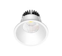 Arcchio LED Spot encastrable haute tension Niria à intensité variable (Moderne) en Blanc Aluminium e. a. pour Salon & Salle manger (1 lampe,à), Projecteur lampe plafonnier applique