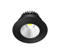 Arcchio LED Spot encastrable haute tension Zarik à intensité variable (Moderne) en Noir Aluminium e. a. pour Salon & Salle manger (1 lampe,à), Projecteur lampe plafonnier applique