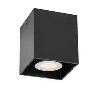 Arcchio Plafonnier Carson à intensité variable (Moderne) en Noir Aluminium e. a. pour Couloir (1 lampe,à GU10), Luminaire Plafonnier, Lampe Plafond, Eclerage Eclairage Interieur