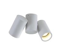 Arcchio Plafonnier Gesina à intensité variable (Moderne) en Blanc Aluminium e. a. pour Salon & Salle manger (à 2 lampes, GU10), Luminaire Plafonnier, Lampe Plafond, Eclerage Eclairage