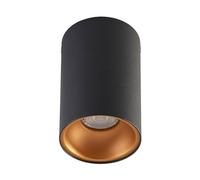 Arcchio Plafonnier Vinja à intensité variable (Moderne) en Noir Aluminium e. a. pour Couloir (1 lampe,à GU10), Luminaire Plafonnier, Lampe Plafond, Eclerage Eclairage Interieur