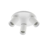 Arcchio Spot Brinja à intensité variable (Moderne) en Blanc Aluminium e. a. pour Couloir (à 3 lampes, GU10) Lampe encastrable plafonnier applique