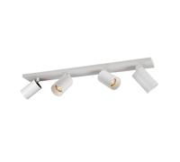 Arcchio Spot Brinja à intensité variable (Moderne) en Blanc Aluminium e. a. pour Salon & Salle manger (à 4 lampes, GU10), Lampe encastrable, plafonnier, applique