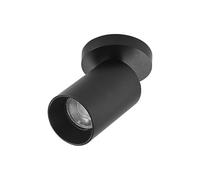 Arcchio Spot Brinja à intensité variable (Moderne) en Noir Aluminium e. a. pour Salon & Salle manger (1 lampe,à GU10), Lampe encastrable plafonnier applique