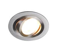 Arcchio Spot encastrable Sophia à intensité variable (Moderne) en Gris Aluminium e. a. pour Couloir (1 lampe,à GU10), HT lampe