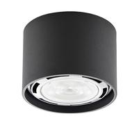 Arcchio Spot Mabel à intensité variable (Moderne) en Gris Aluminium e. a. pour Cuisine (1 lampe,à GU10), Lampe encastrable plafonnier applique