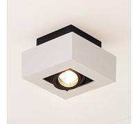Arcchio spot Vince, 14 x cm, blanc/noir, GU10 VINCE Arcchio, dimmable, blanc, Couloir, Aluminium, Moderne, Spot