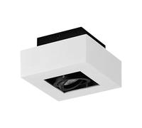 Arcchio Spot Vince à intensité variable (Moderne) en Blanc Aluminium e. a. pour Couloir (1 lampe,à GU10), Lampe encastrable plafonnier applique