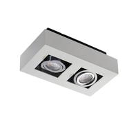 Arcchio Spot Vince à intensité variable (Moderne) en Blanc Aluminium e. a. pour Couloir (à 2 lampes, GU10) Plafonnier lampe