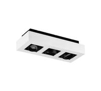 Arcchio Spot Vince à intensité variable (Moderne) en Blanc Aluminium e. a. pour Cuisine (à 3 lampes, GU10) Lampe encastrable plafonnier applique