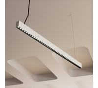 Arcchio suspension pour bureau LED Jolinda slim, métal, up/down slim Arcchio, dimmable, gris, Bureau, Aluminium, Moderne