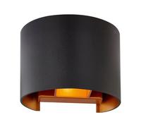 Arcchio - Zuzana Applique Murale Round Noir/Or