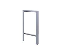 Arceau à vélo HWC-J74 Arceau à vélo 115x60x6cm gris