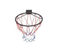 BUMBER Arceau de Basket-Ball mural MALIBU Diamètre 45 cm et filet - fixation murale incluse - Noir Noir G