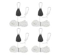 Arceau de corde lourd, roue dentée interne encastrée, clé à cliquet pour plantes en corde, corde de croissance avec crochet