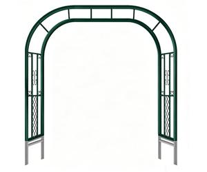 Arceau De Jardin Arche De Jardin pour Plantes Grimpantes, Support De Croissance en Métal Arche Mariage 220cm 260cm 300cm 340cm pour Décorer L'Entrée, Le Chemin Et Les Fêtes(Vert,140cm X 230cm)