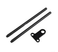 Arceau de pêche à la carpe en alliage d'aluminium pour barres et oreilles pour détecteurs de touche, pare-brise coupe-vent avec trou avant fileté pour chaîne indicatrice, hameçon léger (S)