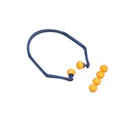 3M Arceaux antibruit 1310, Légers et confortables Portés sans pression, Protection auditive contre les niveaux de bruit de 87 à 98 dB (SNR : 26dB), 1 kit avec 2 paires de pods de remplacement