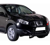 Arceau de protection avant pour Nissan Qashqai 2010-2013 ø63mm acier noir
