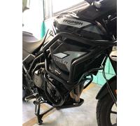 Hepco Becker Solid Triumph Tiger 900 Rally/gt/pro 20 5097605 00 01 Right Tubular Engine Guard Noir