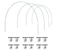 Arceau Serre - Cadre Incurvé Portable | Arceau À Filet De Jardin - pour Cultures, Gazon, Oiseaux, Poules, Jardinier, Extérieur, Légumes, Fraises Et Choux