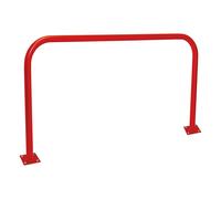 Arceau simple Ø60mm RAL3020 - 2000mm - Sur platines - Peint sur zinc - PROCITY - 294022.3020