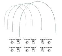 Arceau tunnel de jardin - Poteaux de jardin pour filet - Piquets de protection portables Outil de jardinage pour l'extérieur pour l'entretien des cultures d' fraise, chou, poulet, oiseau, grêle