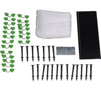 Arceaux de serre Kit tunnel de culture Polyéthylène Fibre de verre Arceaux de jardin DIY Cadre de soutien Fournitures de jardinage pour lit surélevé Couverture de rangée