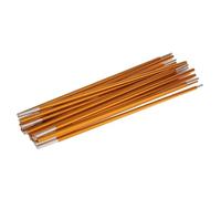 Arceaux De Tente Auvent de randonnée en alliage d'aluminium, poteaux de tente, barre de voyage, Camping, poteaux de rechange de rechange, accessoires de tente 8.5-11MM 320-480CM(Gold 8.5mm 3.85m)