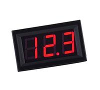 ARCELI 0.56 '' DC 0-30V Voltmètre Numérique Testeur de Tension Jauge Lumineux Affichage à LED 3 Fils Volt Mètre pour Moto Motor Mount Panel Panel - Rouge
