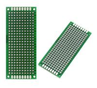 ARCELI 10 PCS (3 x 7 cm) PCB Conseil Universel Double Face Prototypage Breadboard Panel Circuit Board pour Bricolage à Souder