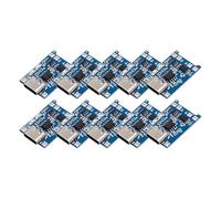 ARCELI 10 pièces 18650 Lithium Battery Charger Module, Type-C USB 5V 1A Li-ION Lithium Battery Chargeur Module Charging Board with Dual Protection Functions