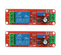 ARCELI 2 PCS NE555 12V CC Réglable 0-10 Seconde Retard Retard Relais Module de commutation Shield pour Arduino Raspberry Pi