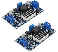 ARCELI 2 pièces DC-DC Buck convertisseur de Tension Module d'alimentation Module abaisseur réglable Stable 36V 24V 12V à 5V 2A Module d'alimentation avec Affichage LED