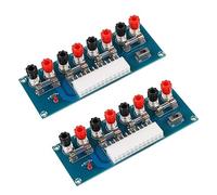 ARCELI 2pcs 24Pins ATX Benchtop Adaptateur Alimentation Conseil Ordinateur ATX Alimentation Module Adaptateur Breakout 12V 5V 3.3V