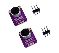 ARCELI 2pcs électret amplificateur de Microphone, GY-MAX4466 Capteur de déroutement avec contrôle de Gain réglable pour Arduino