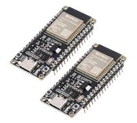 ARCELI 2Pcs Microcontrôleur ESP avec Pinheader, Carte de développement WiFi 6, Processeur Mono-cœur 160MHz, Module ESP, Supporte Le développement USB et UART