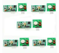 ARCELI 5pcs 433Mhz RF Kit émetteur et récepteur Link Kit pour Arduino