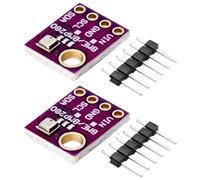 ARCELI BME280 Lot de 2 modules de capteur barométrique numérique 5 V - Module de capteur de température et d'humidité IIC I2C - Compatible avec Arduino Raspberry Pi