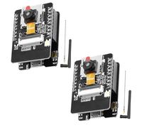 ARCELI Carte de développement pour module CAM, ESP32-CAM-MB Dual-Core WiFi Bluetooth avec caméra 2640, antennes IPEX Micro USB TF, compatible avec Arduino (2 pièces)